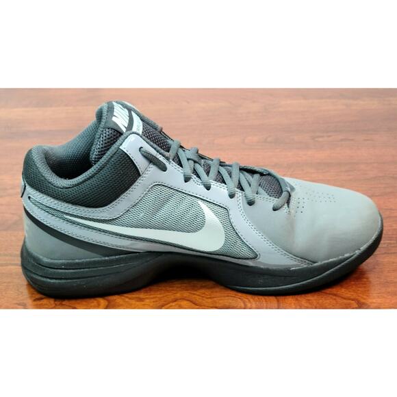 Nike Men's Overplay VIII NBK Basketball Shoes Size 10.5 Grey/Silver 643168-003 - Picture 3 of 8